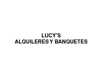 logo LUCY S ALQUILERES Y BANQUETES