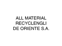 logo ALL MATERIAL RECYCLENGLI DE ORIENTE SA