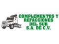 COMPLEMENTOS Y REFACCIONES DEL SUR SA DE CV