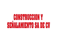 logo CONSTRUCCION Y SENALAMIENTO SA DE CV