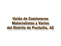logo UNION DE CAMIONEROS MATERIALISTAS Y VARIOS DEL DISTRITO DE POCHUTLA AC